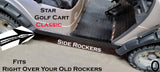 Star EV Classic Golf Cart Polished Aluminum Diamond Plate Rocker Panels Covers