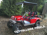 Ezgo TxT Golf Cart Polished Aluminum Diamond Plate Rocker Panel set