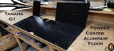YAMAHA G1 golf cart Highly Polished Aluminum Diamond Plate 3 pc. Floor Cover
