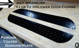 JEEP Wrangler TJ or YJ Highly Polished Aluminum Diamond Plate Lower Door Guards
