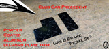 Club Car Precedent golf cart Aluminum Diamond plate 2 pc Pedal Cover Set