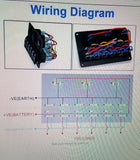 Yamaha Rhino Dash 2 Cup Holder 3/16 thick ABS Plastic Drink holder With Switches