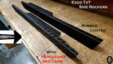 Ezgo TxT Golf Cart Polished Aluminum Diamond Plate Rocker Panel set