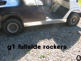 YAMAHA G1 Golf Cart Highly Polished Aluminum Diamond Plate FULLSIDE Panels