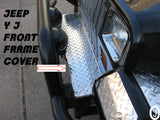 Jeep Wrangler YJ Highly Polished Aluminum Diamond Plate Front Frame Cover