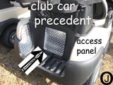 Club Car PRECEDENT golf cart Aluminum Diamond plate ACCESS PANEL COVER