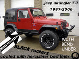 Jeep Wrangler TJ Aluminum Diamond Plate 5 3/4 Rocker Panel Bend & Cut Out