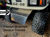 Yamaha G2-G9 Golf Cart Highly Polished Aluminum Diamond Plate Shock Cover