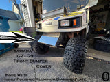 Yamaha G2 & G9 Golf Cart Highly Polished Alum Diamond Plate Front Bumper Cover