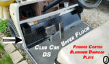 Club Car DS Golf Cart Polished Aluminum Diamond Plate Upper Floor