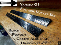 YAMAHA G1 Golf Cart Highly Polished Aluminum Diamond Plate FULLSIDE Panels