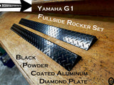 YAMAHA G1 Golf Cart Highly Polished Aluminum Diamond Plate FULLSIDE Panels