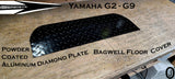 Yamaha G2-G9 Golf Cart Polished Aluminum Diamond Plate Bagwell Floor Cover