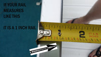 Pontoon Boat Aluminum Diamond Plate Cup Holder fits 1 inch Side Fence Rails