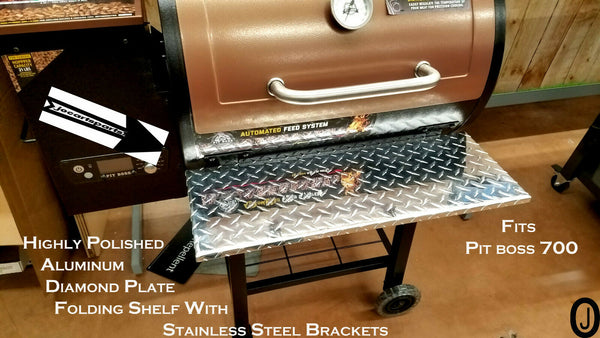 Aluminum Folding Shelf for Pit Boss 700 Classic Pellet Grill