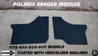 POLARIS RANGER MID-SIZE 400-500-800 Aluminum Diamond Plate Floor Covers