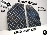 CLUB CAR DIAMOND PLATE MUD FLAPS