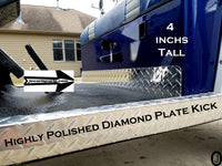 Ezgo Marathon Golf Cart Highly Polished Aluminum Diamond Plate Kick Panel