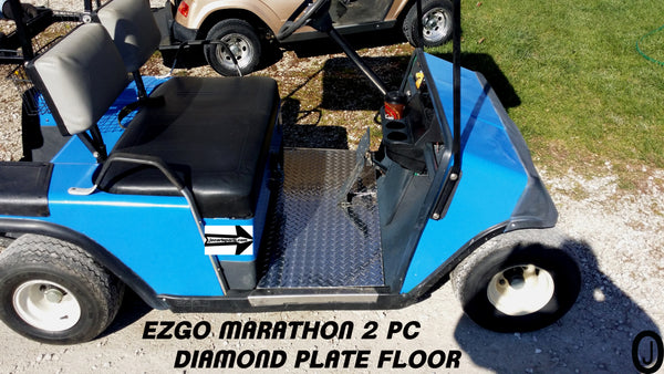 Full Coverage, E-Z-GO Golf Car Floor Mats
