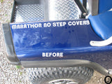 Ezgo Marathon Golf Cart Highly Polished Aluminum Diamond Plate NO STEP COVERS