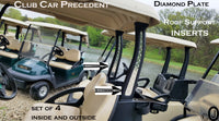 Club Car PRECEDENT Golf Cart Roof Support Aluminum Diamond Plate INSERTS