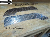 Club Car PRECEDENT golf cart Polished Aluminum Diamond plate No Step Covers