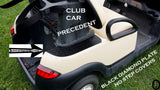 Club Car PRECEDENT golf cart BLACK Rubber Coated Diamond plate No Step Covers