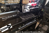 Polaris 2018,  570 & 900 Midsize Aluminum Diamond Plate Backseat Cup Holder
