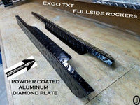 Ezgo TxT Golf Cart Polished Aluminum Diamond Plate Rocker Panel set