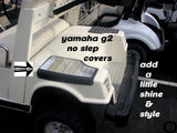 Yamaha G2/G9 Golf Cart Highly Polished Aluminum Diamond Plate NO STEP COVERS
