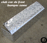 Club Car DS Highly Polished Aluminum Diamond Plate Front Bumper Cover 1982 up