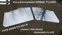 Polaris Ranger XP800 Fullsize Aluminum Diamond Plate Floor Cover