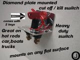 Diamond Plate Racing Master Battery Quick Disconnect Cut Off Safety switch