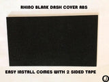 Yamaha Rhino Center Dash abs Plastic Blank Cover Plate for Mounting Gauges