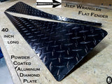 Jeep Wrangler TJ Aluminum Diamond Plate Fender Cover Set Fullsize 40 inch long