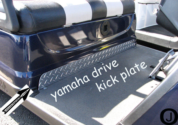 YAMAHA DRIVE G29 Golf Cart Highly Polished Aluminum Diamond Plate KICK Panel