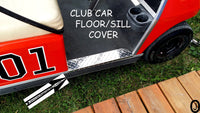 Club Car DS Golf Cart Aluminum Diamond Plate Rocker/ Floor SILL PLATES 1982 up