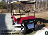 Ezgo MARATHON & TXT Golf Cart Aluminum Diamond Plate SHOCK COVER/ SHIELD