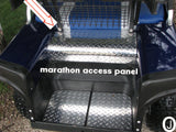 EzGo Marathon Golf Cart Highly Polished Diamond Plate custom made Access Panel