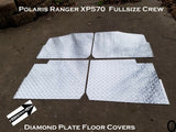 Polaris Ranger Crew XP 570 Aluminum Diamond Plate Floor Cover