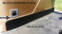 Yamaha G1 Golf Cart Highly Polished Aluminum Diamond Plate KICK plate