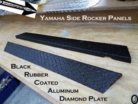 Yamaha G14,G16,G19 & G22 Golf Cart Polished Aluminum Diamond Plate Rocker Panels