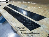 YAMAHA g14 16 19 g22 Golf Cart Polished Aluminum Diamond Plate Flat Side Panels