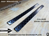 Jeep Wrangler YJ-CJ7-CJ8 Aluminum Diamond Plate Entry Guard Sill Covers 24" long