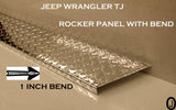JEEP Wrangler TJ Aluminum Diamond Plate Rocker Panel Set 1 inch bend 5 3/4 Wide