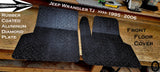 Jeep TJ Wrangler Aluminum Diamond Plate Front Floor Covers