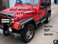 Jeep Wrangler TJ Aluminum Diamond Plate Rockers With cut out & Fender Bend set